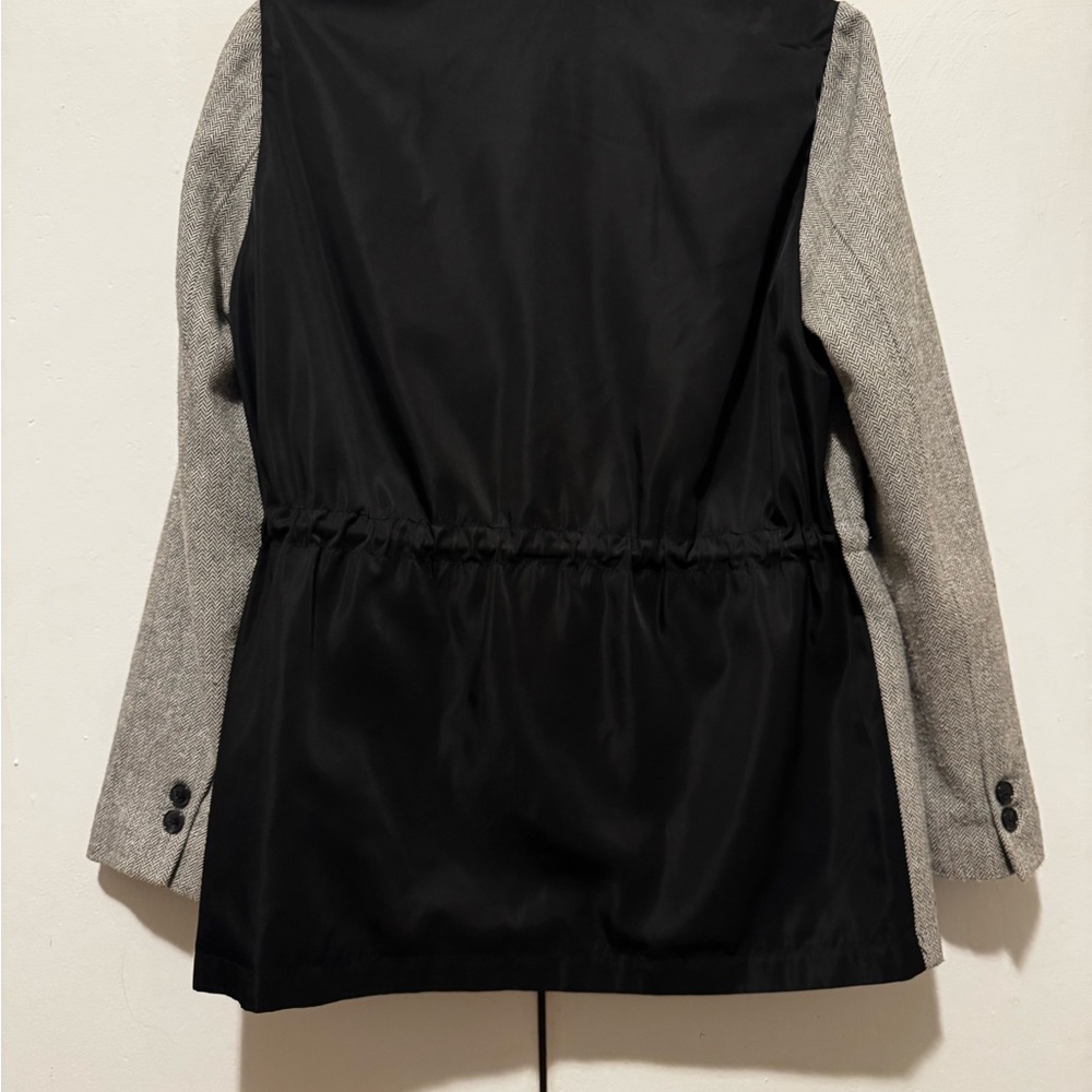TWIST! Gray and Pink Blazer with Drawstring Waist - Picture 2 of 5